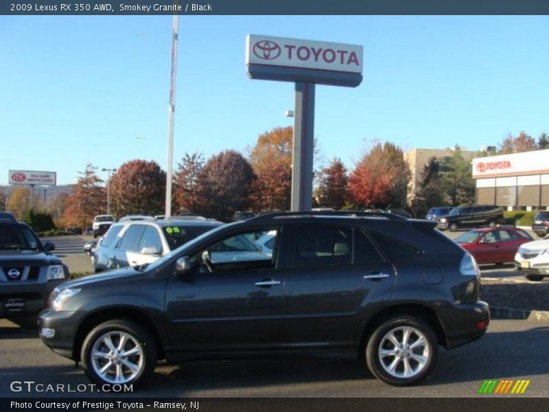 Smokey Granite / Black 2009 Lexus RX 350 AWD