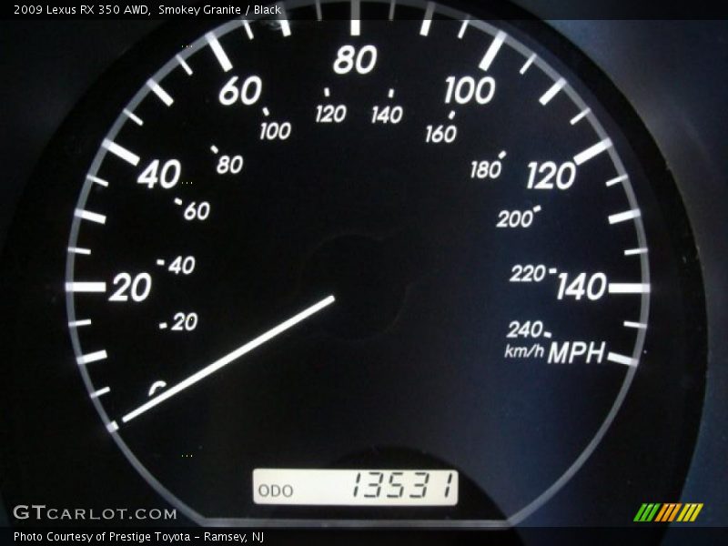 Smokey Granite / Black 2009 Lexus RX 350 AWD