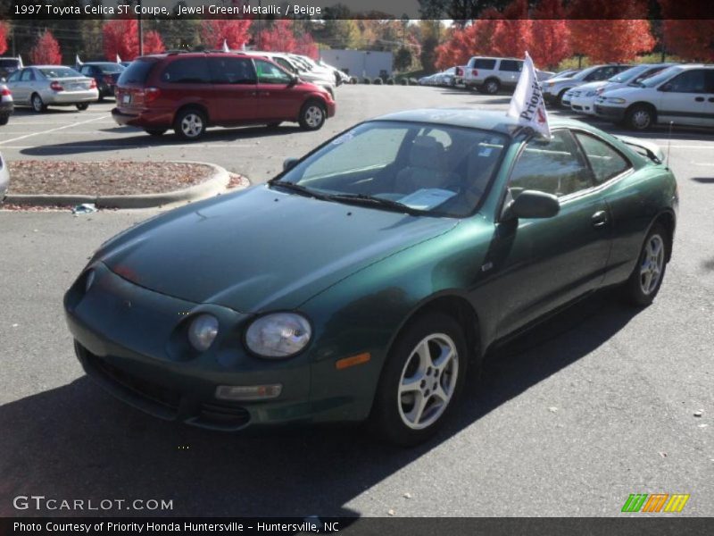 Jewel Green Metallic / Beige 1997 Toyota Celica ST Coupe