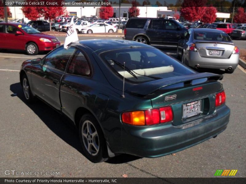 Jewel Green Metallic / Beige 1997 Toyota Celica ST Coupe