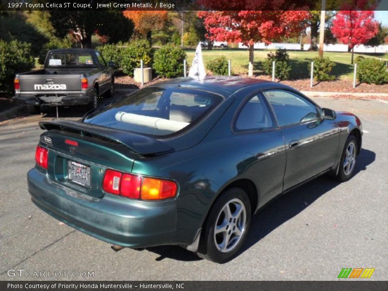 Jewel Green Metallic / Beige 1997 Toyota Celica ST Coupe