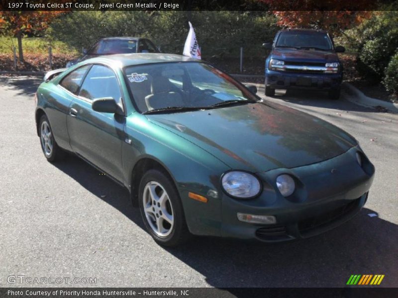 Jewel Green Metallic / Beige 1997 Toyota Celica ST Coupe