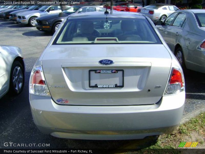 Smokestone Metallic / Camel 2009 Ford Fusion SE