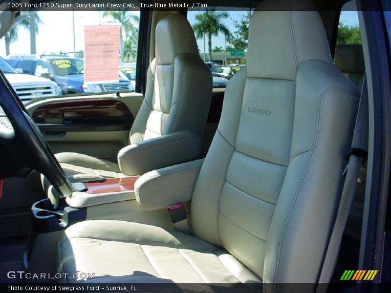  2005 F250 Super Duty Lariat Crew Cab Tan Interior