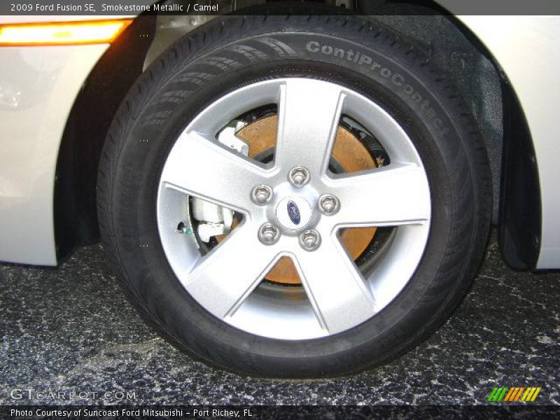 Smokestone Metallic / Camel 2009 Ford Fusion SE
