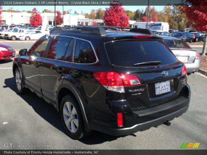 Crystal Black Silica / Warm Ivory 2010 Subaru Outback 3.6R Limited Wagon