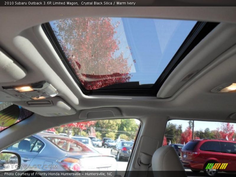 Crystal Black Silica / Warm Ivory 2010 Subaru Outback 3.6R Limited Wagon
