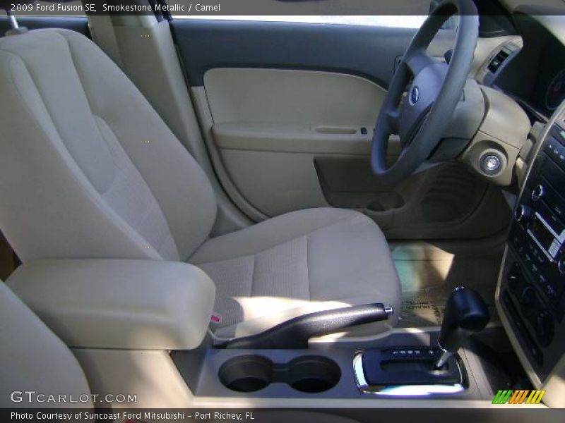 Smokestone Metallic / Camel 2009 Ford Fusion SE