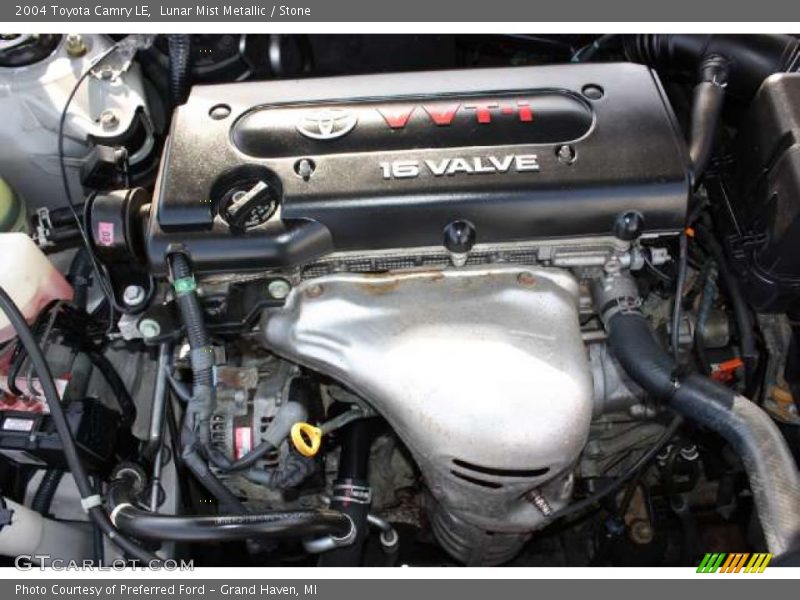 Lunar Mist Metallic / Stone 2004 Toyota Camry LE