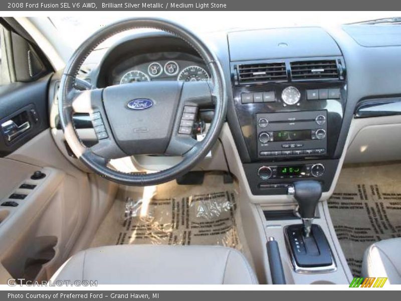 Dashboard of 2008 Fusion SEL V6 AWD