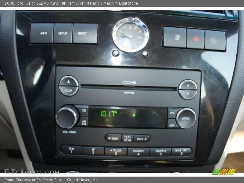 Controls of 2008 Fusion SEL V6 AWD
