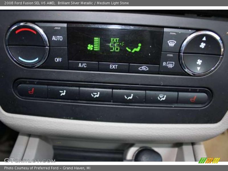 Controls of 2008 Fusion SEL V6 AWD