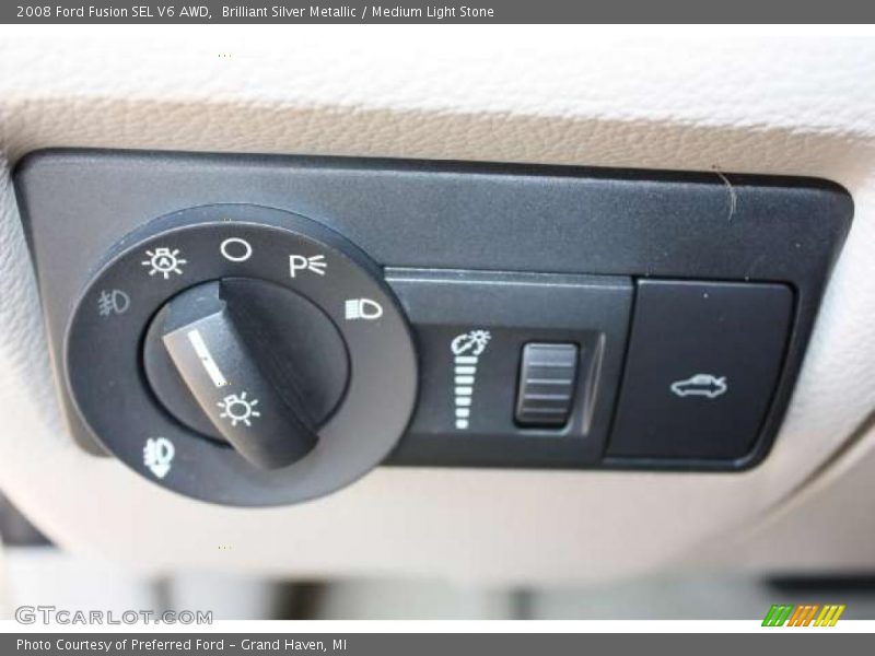 Controls of 2008 Fusion SEL V6 AWD