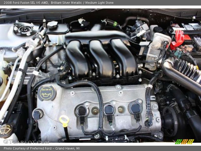  2008 Fusion SEL V6 AWD Engine - 3.0L DOHC 24V Duratec V6