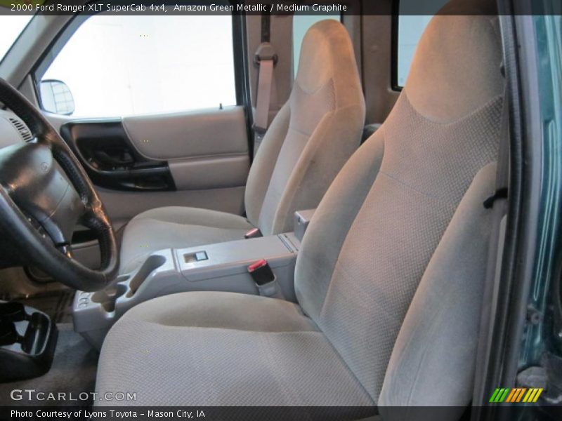 Amazon Green Metallic / Medium Graphite 2000 Ford Ranger XLT SuperCab 4x4