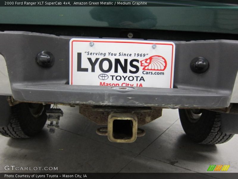 Amazon Green Metallic / Medium Graphite 2000 Ford Ranger XLT SuperCab 4x4