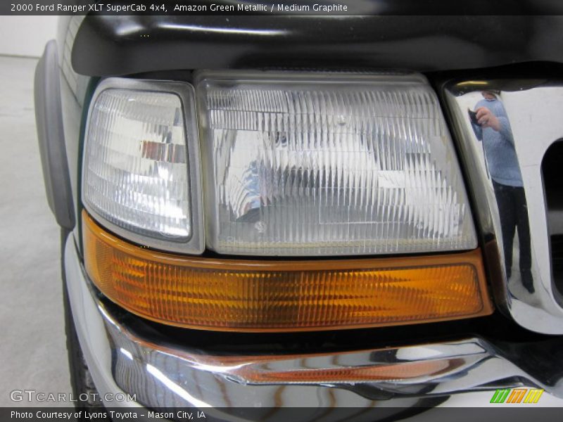 Amazon Green Metallic / Medium Graphite 2000 Ford Ranger XLT SuperCab 4x4