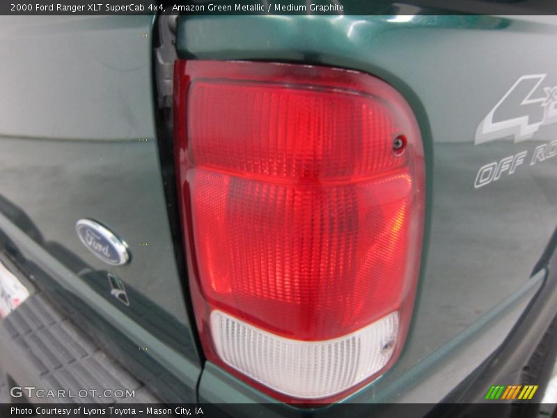 Amazon Green Metallic / Medium Graphite 2000 Ford Ranger XLT SuperCab 4x4