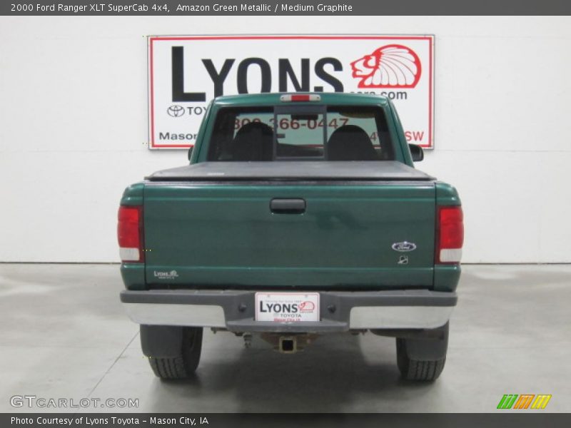 Amazon Green Metallic / Medium Graphite 2000 Ford Ranger XLT SuperCab 4x4
