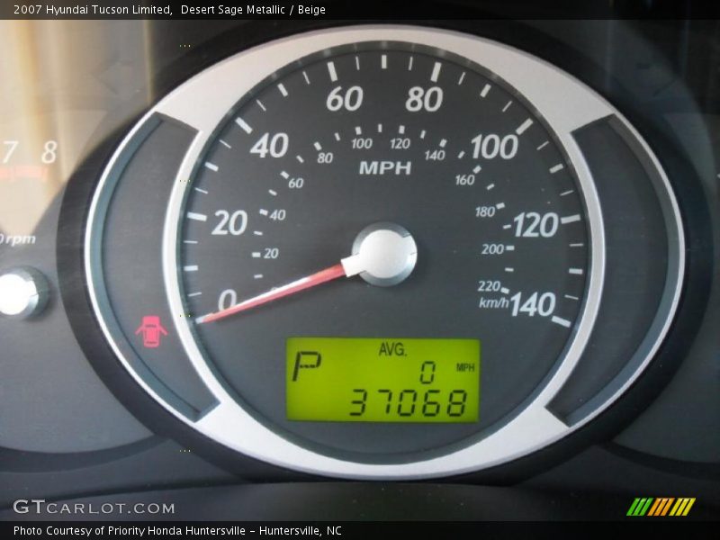 Desert Sage Metallic / Beige 2007 Hyundai Tucson Limited