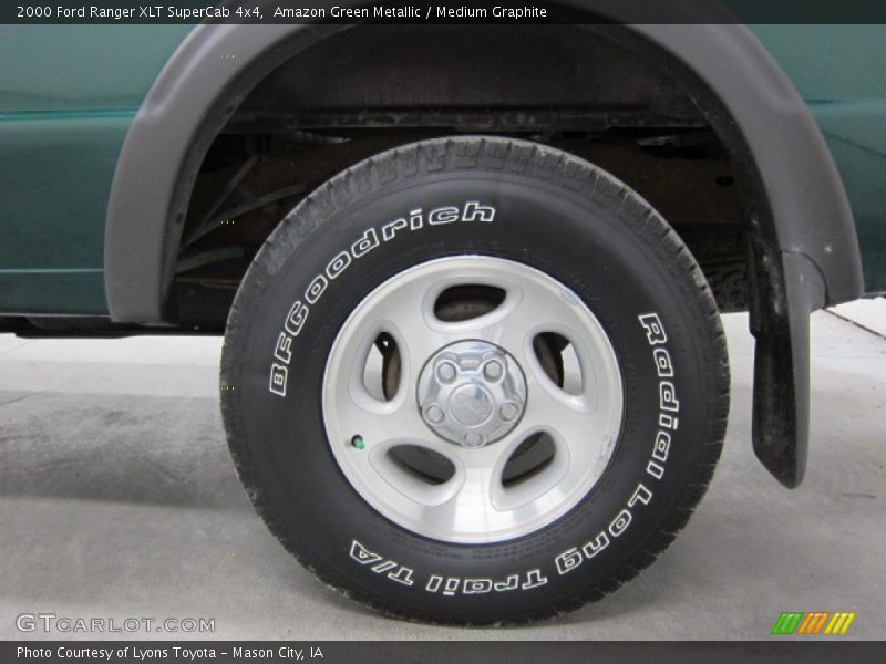 Amazon Green Metallic / Medium Graphite 2000 Ford Ranger XLT SuperCab 4x4