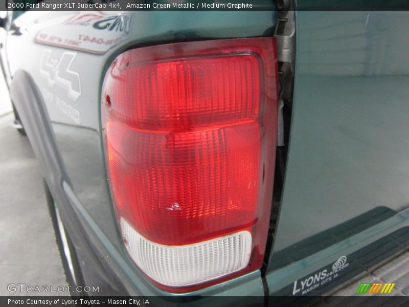 Amazon Green Metallic / Medium Graphite 2000 Ford Ranger XLT SuperCab 4x4