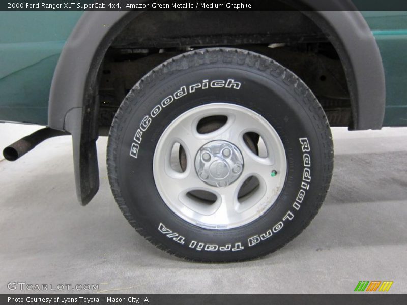 Amazon Green Metallic / Medium Graphite 2000 Ford Ranger XLT SuperCab 4x4