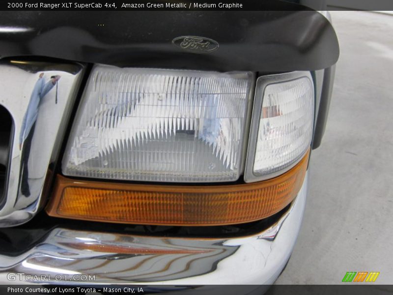 Amazon Green Metallic / Medium Graphite 2000 Ford Ranger XLT SuperCab 4x4