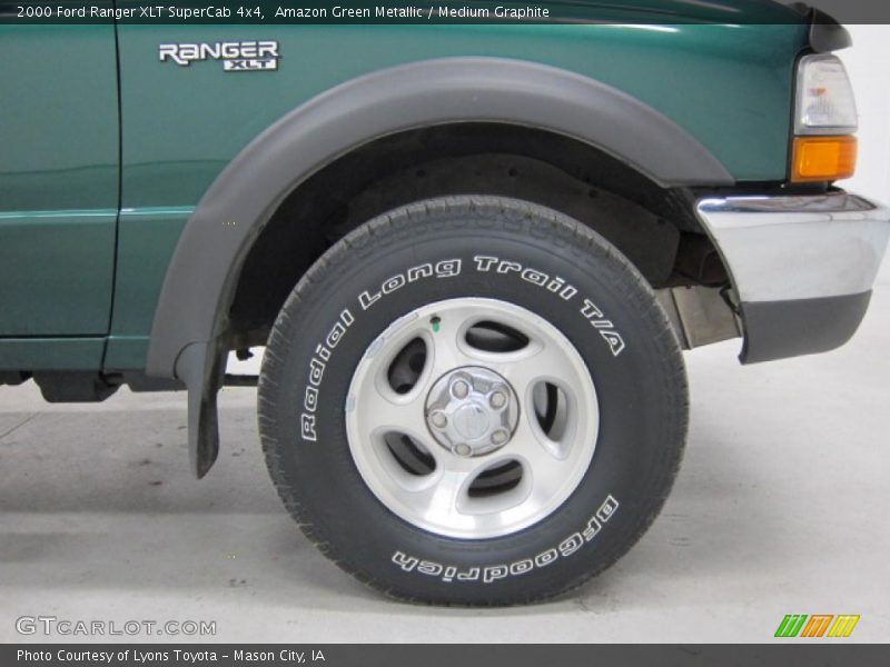 Amazon Green Metallic / Medium Graphite 2000 Ford Ranger XLT SuperCab 4x4