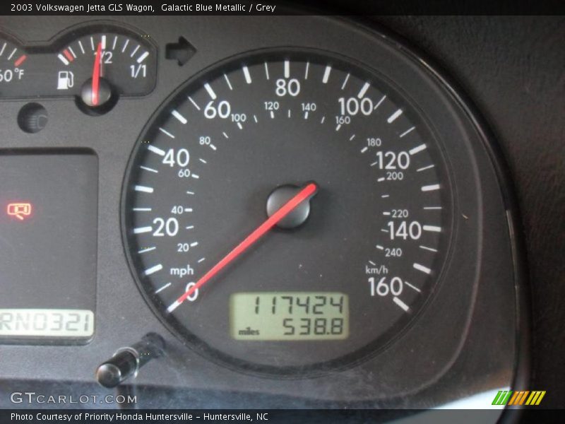 Galactic Blue Metallic / Grey 2003 Volkswagen Jetta GLS Wagon