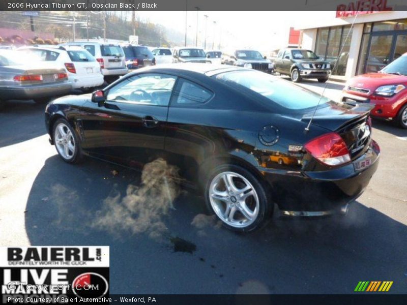 Obsidian Black / Black 2006 Hyundai Tiburon GT