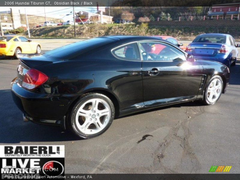Obsidian Black / Black 2006 Hyundai Tiburon GT