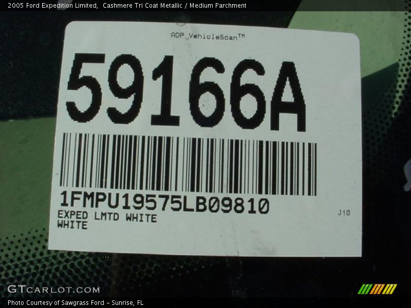 Cashmere Tri Coat Metallic / Medium Parchment 2005 Ford Expedition Limited