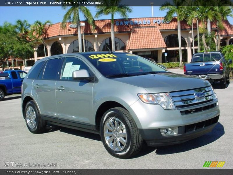 Pewter Metallic / Charcoal Black 2007 Ford Edge SEL Plus