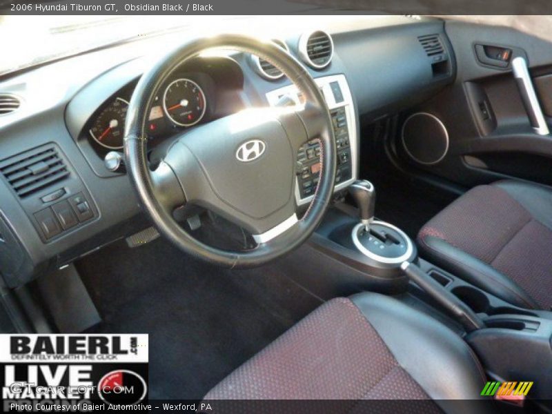 Obsidian Black / Black 2006 Hyundai Tiburon GT