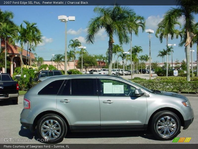 Pewter Metallic / Charcoal Black 2007 Ford Edge SEL Plus