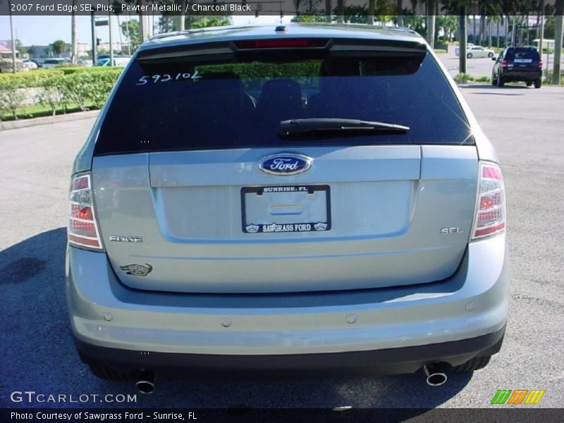 Pewter Metallic / Charcoal Black 2007 Ford Edge SEL Plus