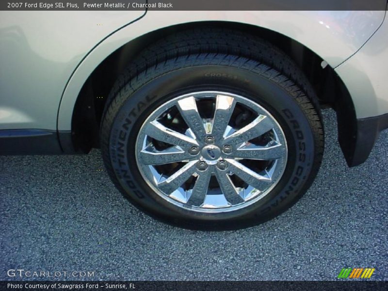 Pewter Metallic / Charcoal Black 2007 Ford Edge SEL Plus