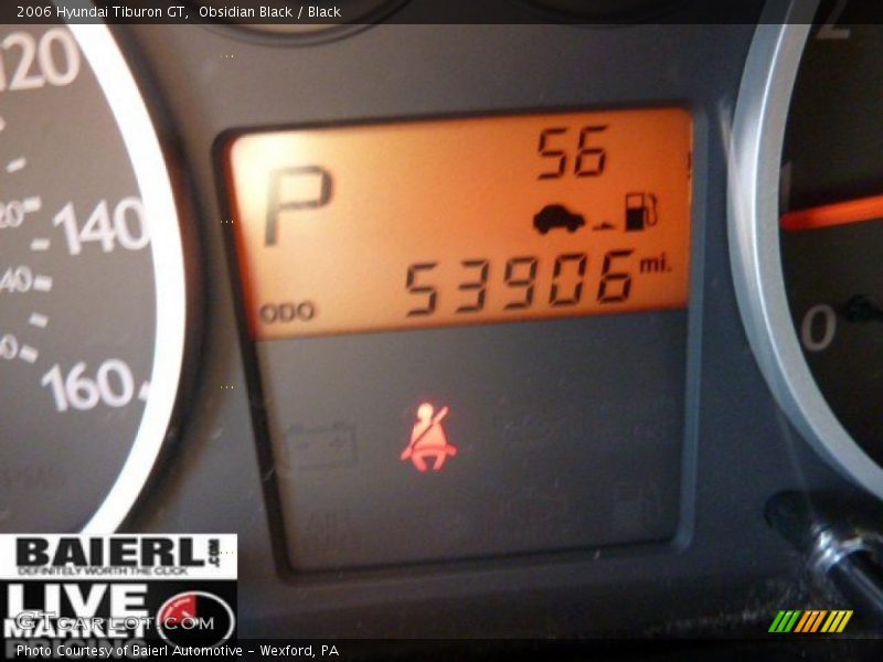 Obsidian Black / Black 2006 Hyundai Tiburon GT