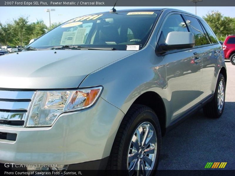 Pewter Metallic / Charcoal Black 2007 Ford Edge SEL Plus
