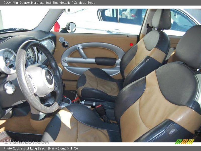 Indi Blue Metallic / Cordoba Beige 2004 Mini Cooper Hardtop