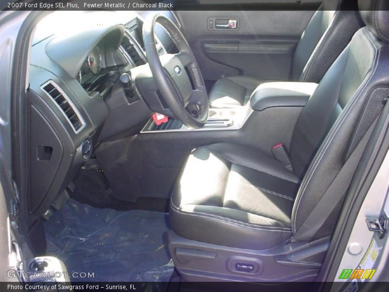 Pewter Metallic / Charcoal Black 2007 Ford Edge SEL Plus
