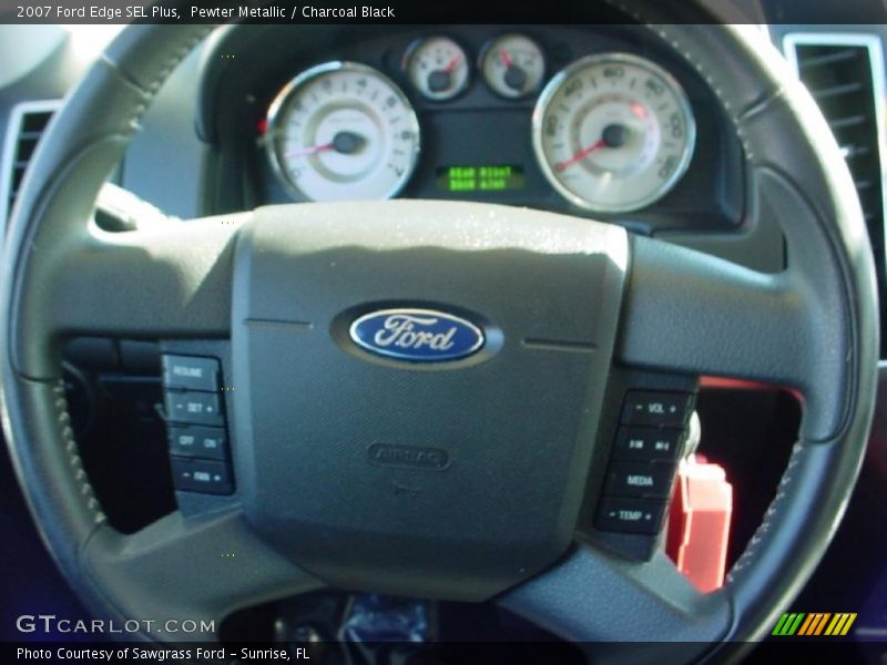 Pewter Metallic / Charcoal Black 2007 Ford Edge SEL Plus