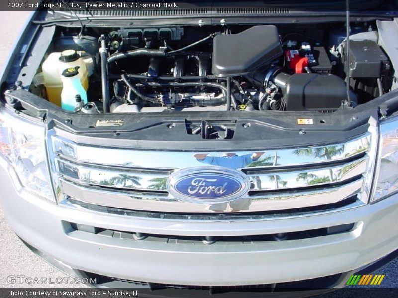 Pewter Metallic / Charcoal Black 2007 Ford Edge SEL Plus