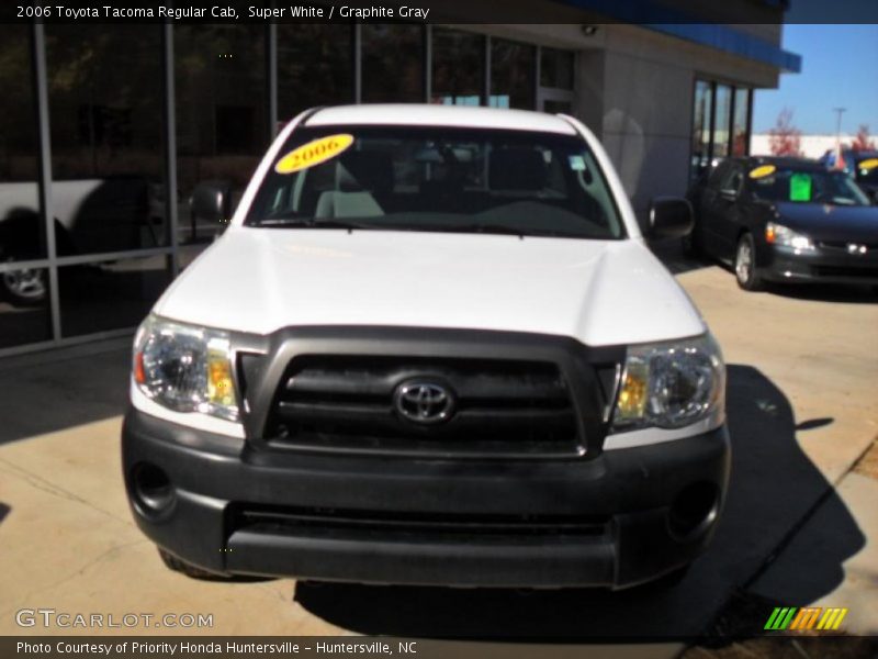 Super White / Graphite Gray 2006 Toyota Tacoma Regular Cab