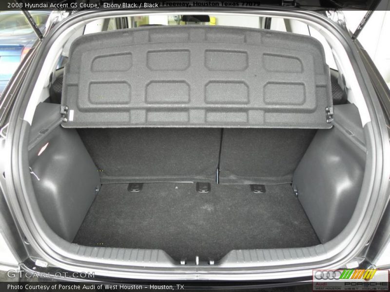 Ebony Black / Black 2008 Hyundai Accent GS Coupe