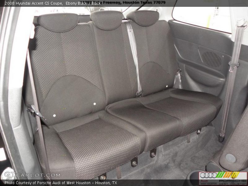 Ebony Black / Black 2008 Hyundai Accent GS Coupe