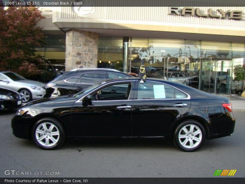 Obsidian Black / Black 2008 Lexus ES 350