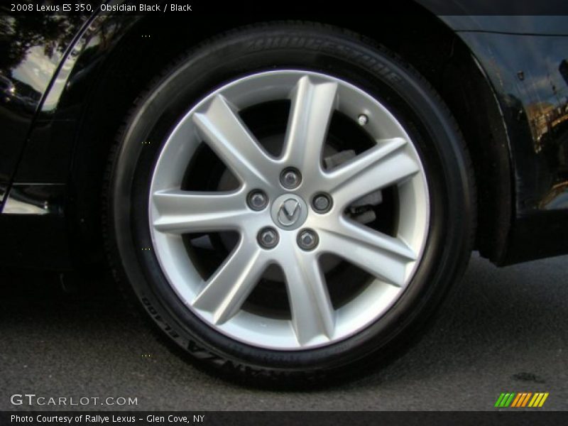 Obsidian Black / Black 2008 Lexus ES 350