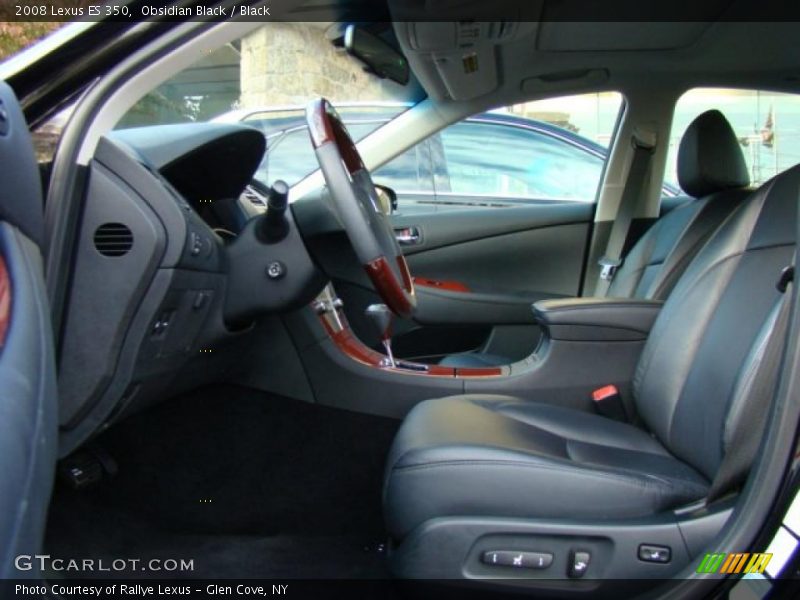 Obsidian Black / Black 2008 Lexus ES 350